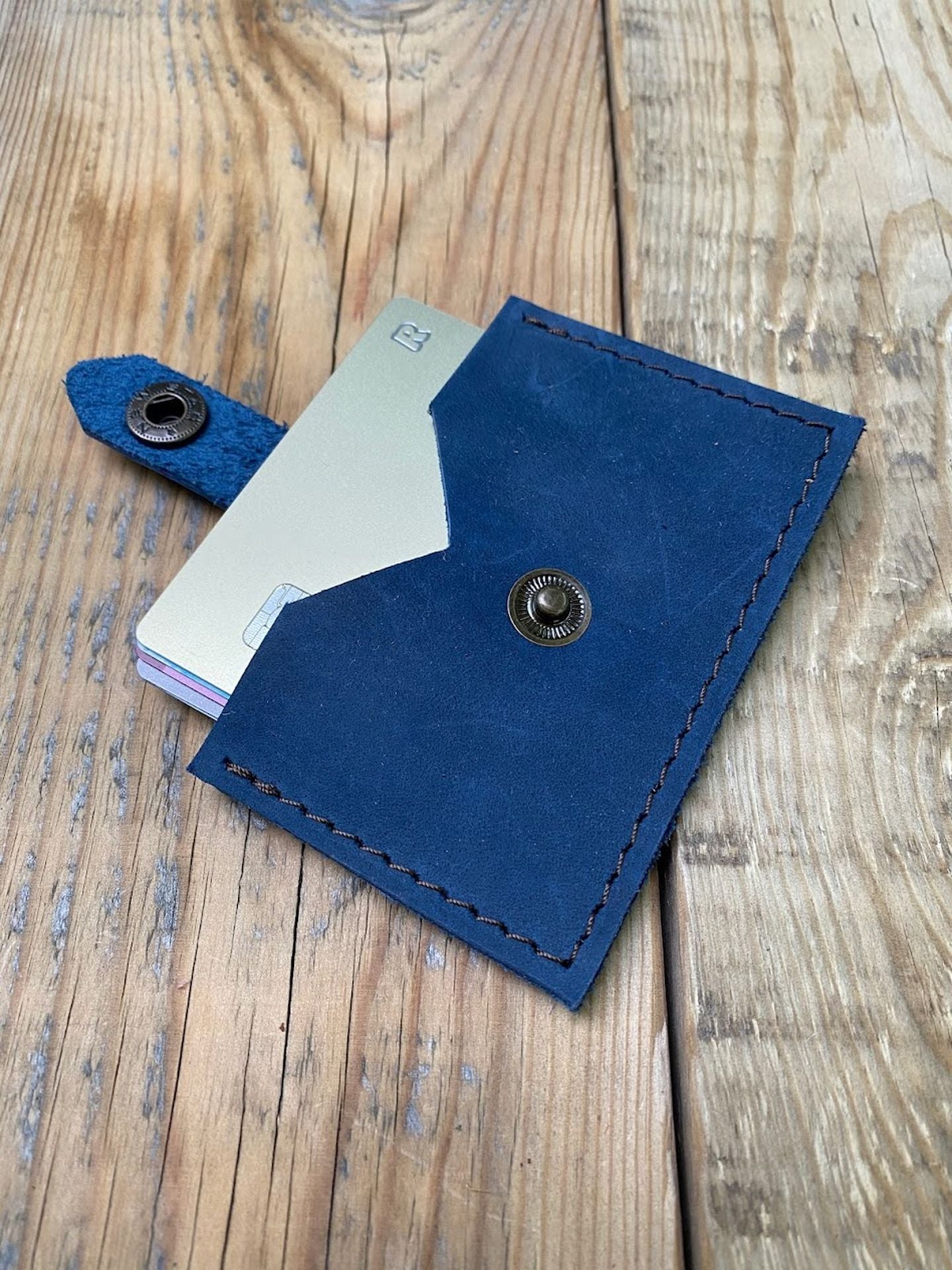 Slim Leather Card Holder Case