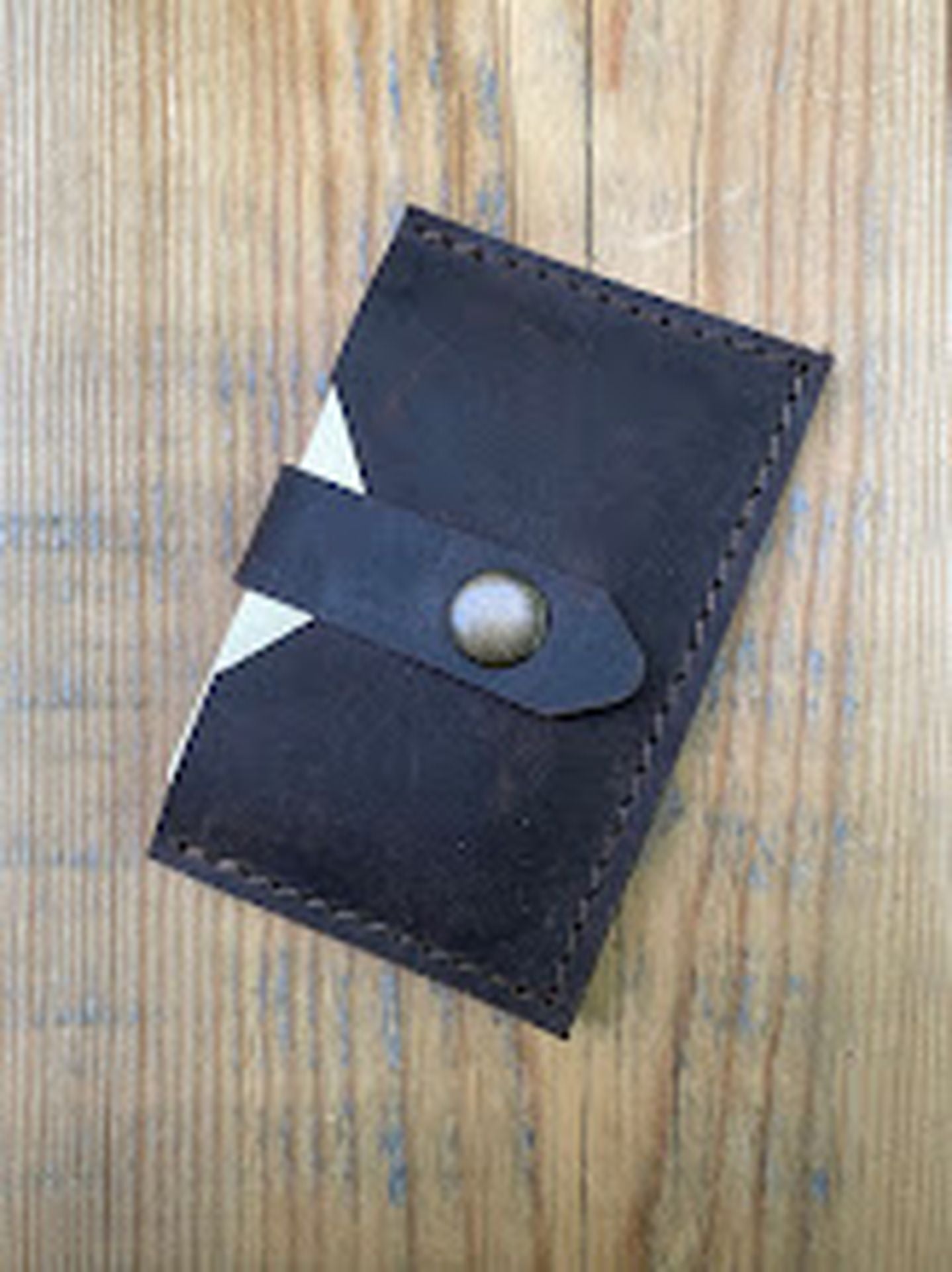 Slim Leather Card Holder Case