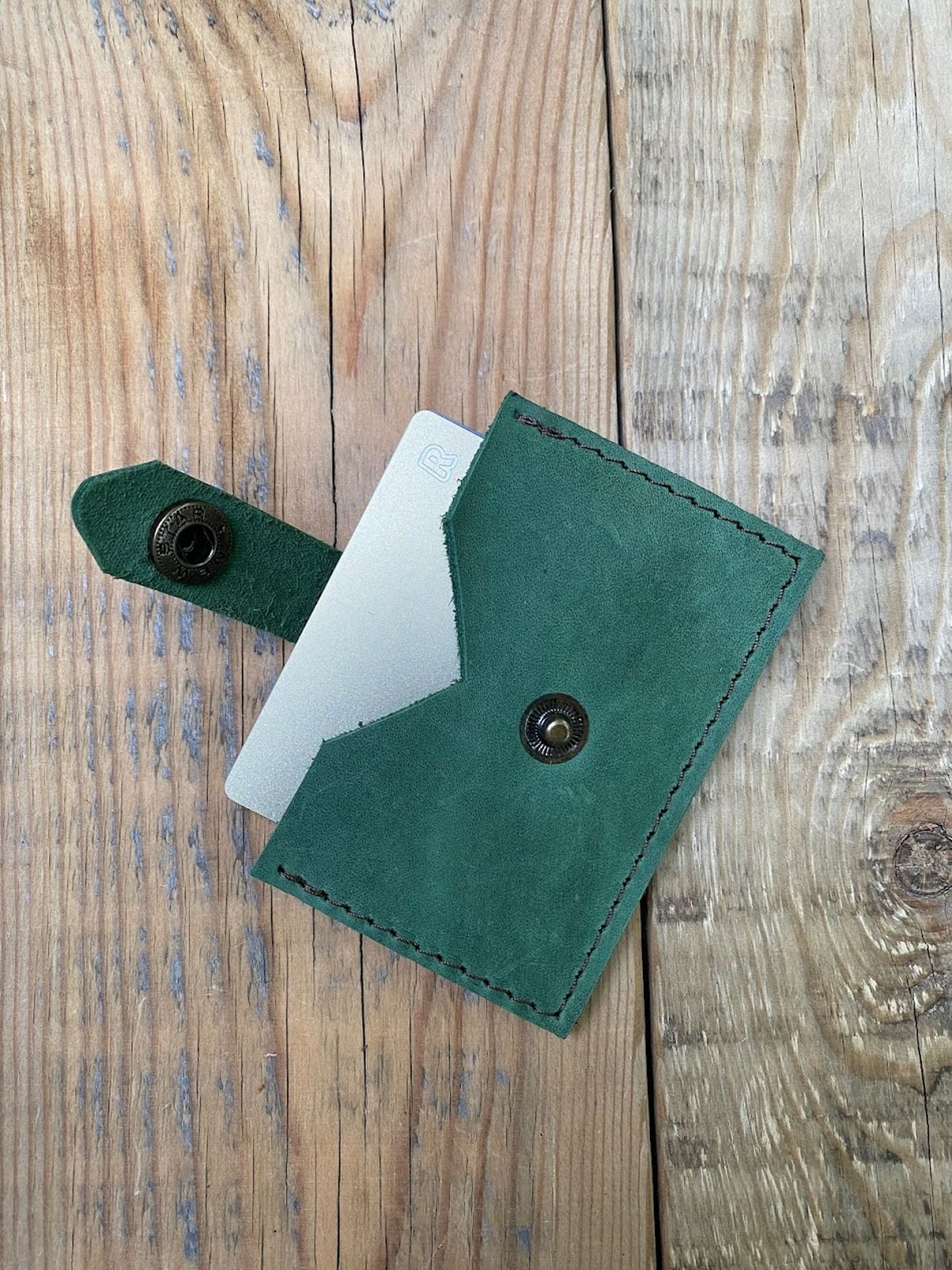 Slim Leather Card Holder Case