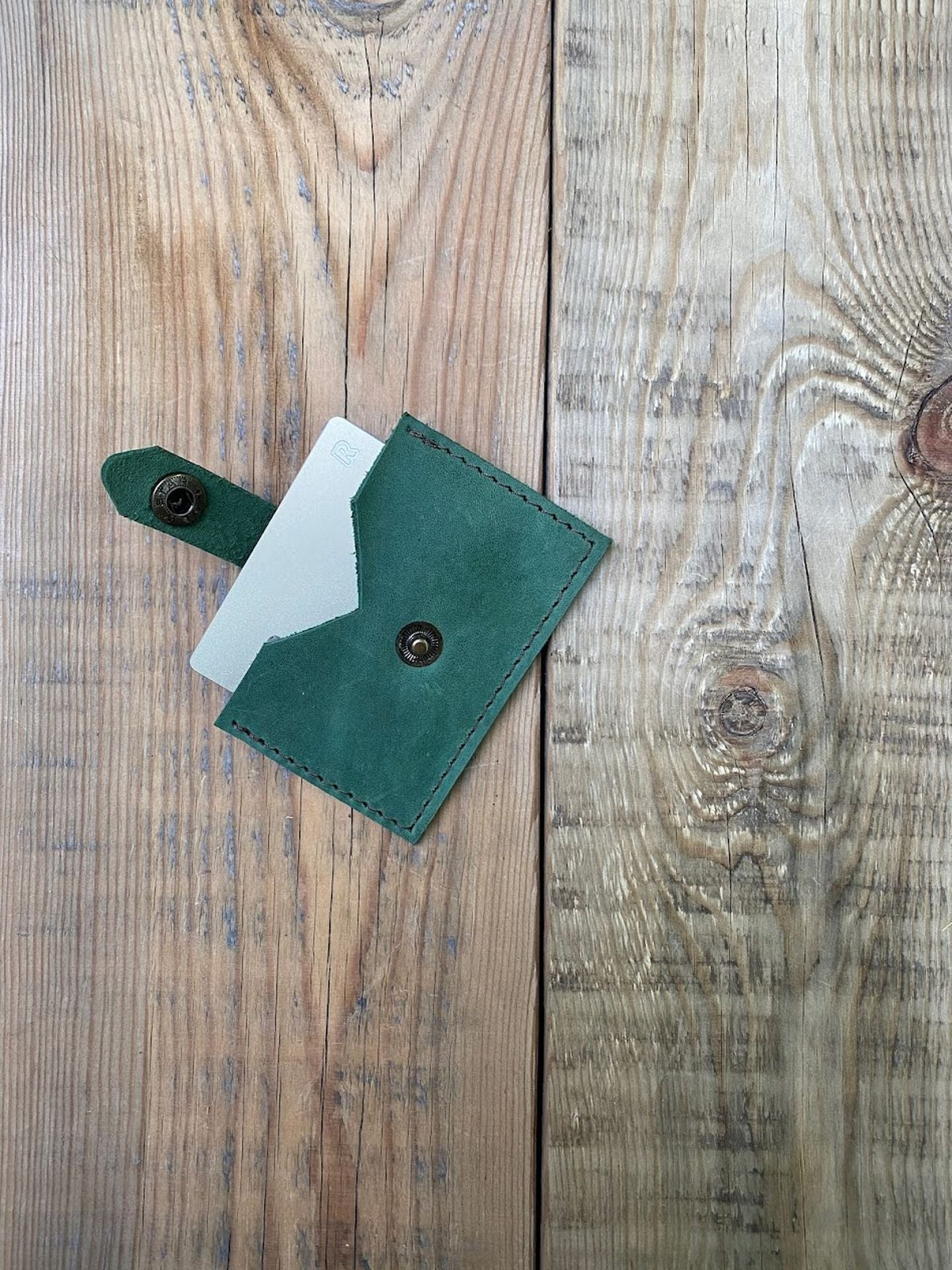 Slim Leather Card Holder Case