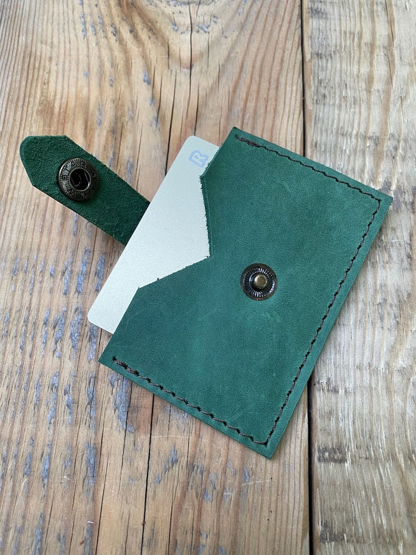 Slim Leather Card Holder Case