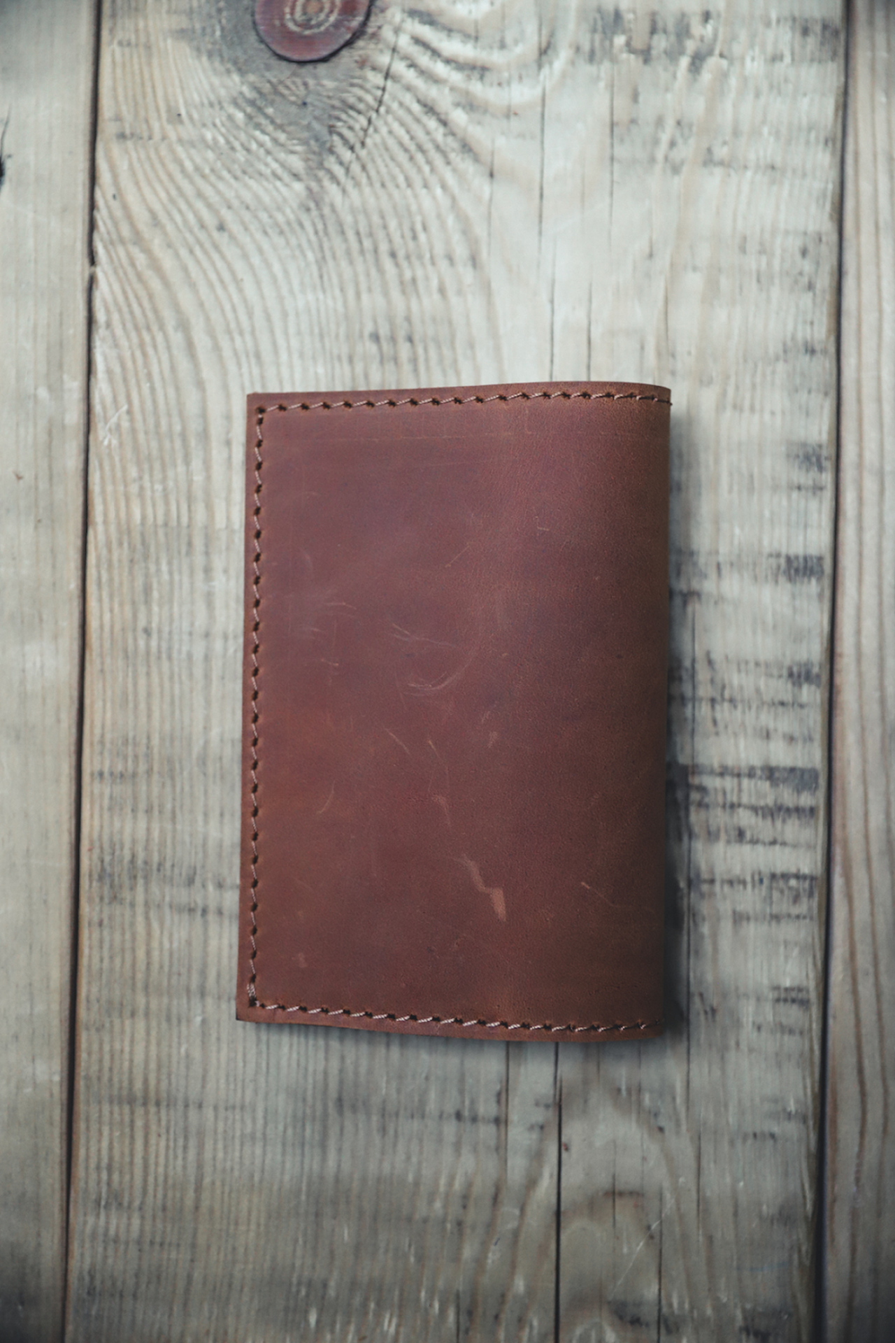 Personalized Leather Passport Cover