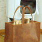 Handmade Leather Firewood Basket