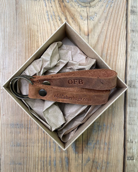 Leather Louisiana Key Ring - Father's Day & Gifts for Guys in Nola