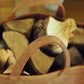 Handmade Leather Fire Log Basket